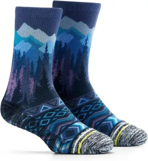APRIME Men's Women's Hiking Crew Cushioned Socks for Trail Running, Cycling, Climbing, Fabric Made from Coffee Grounds