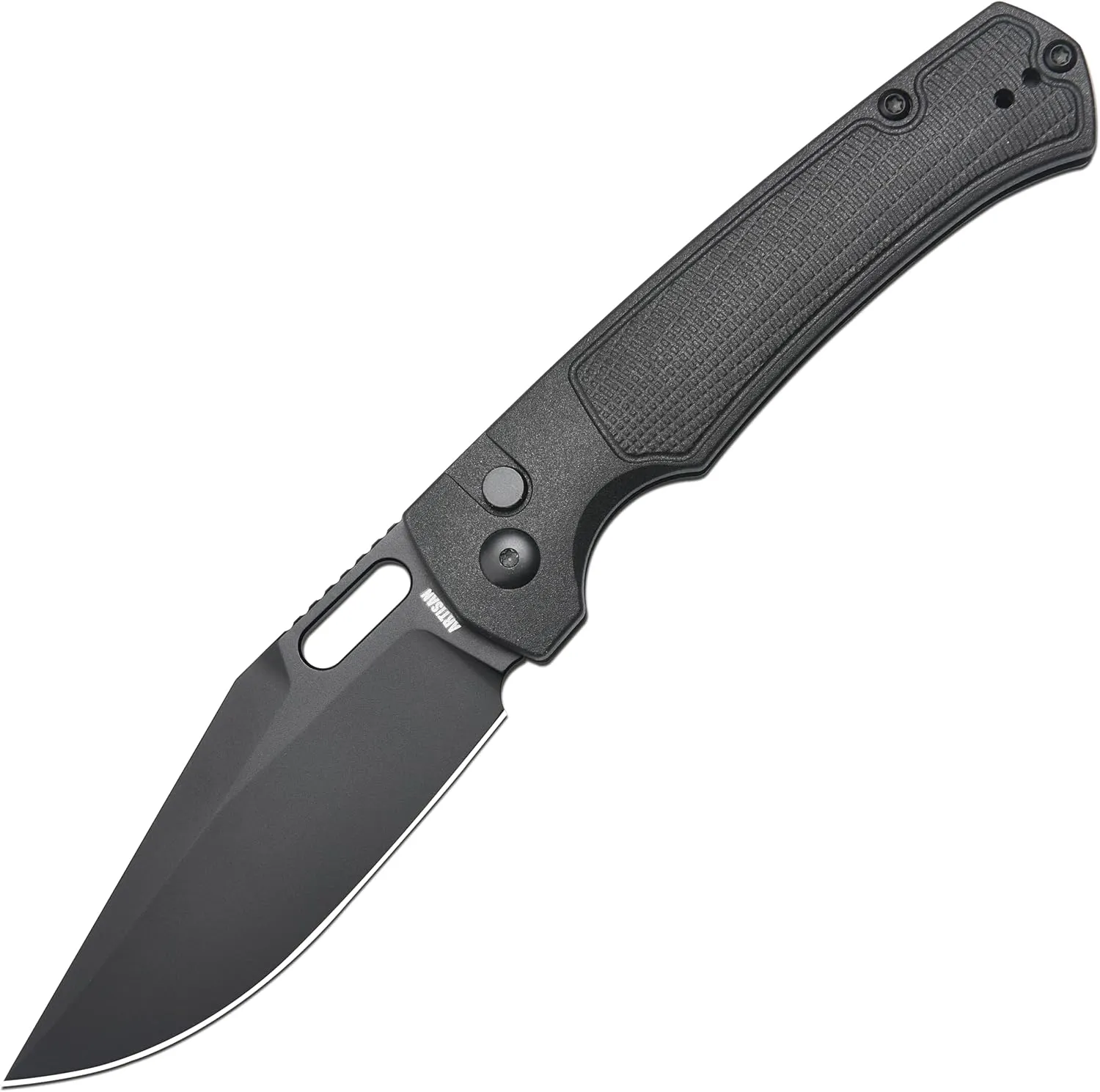 ARTISANCUTLERY REVEL Pocket Knife with 3.54'' AR-RPM9 Steel Blade, Folding Knife with FRN Handle for Men Women Camping Hiking(1867P Black)