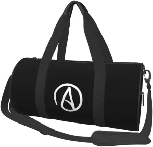 Atheist Sign Convertible Garment Bag with Shoulder Strap, Carry on Garment Duffel Bag for Men Women - Rolling Foldable for Travel Luggage Bags (Black)
