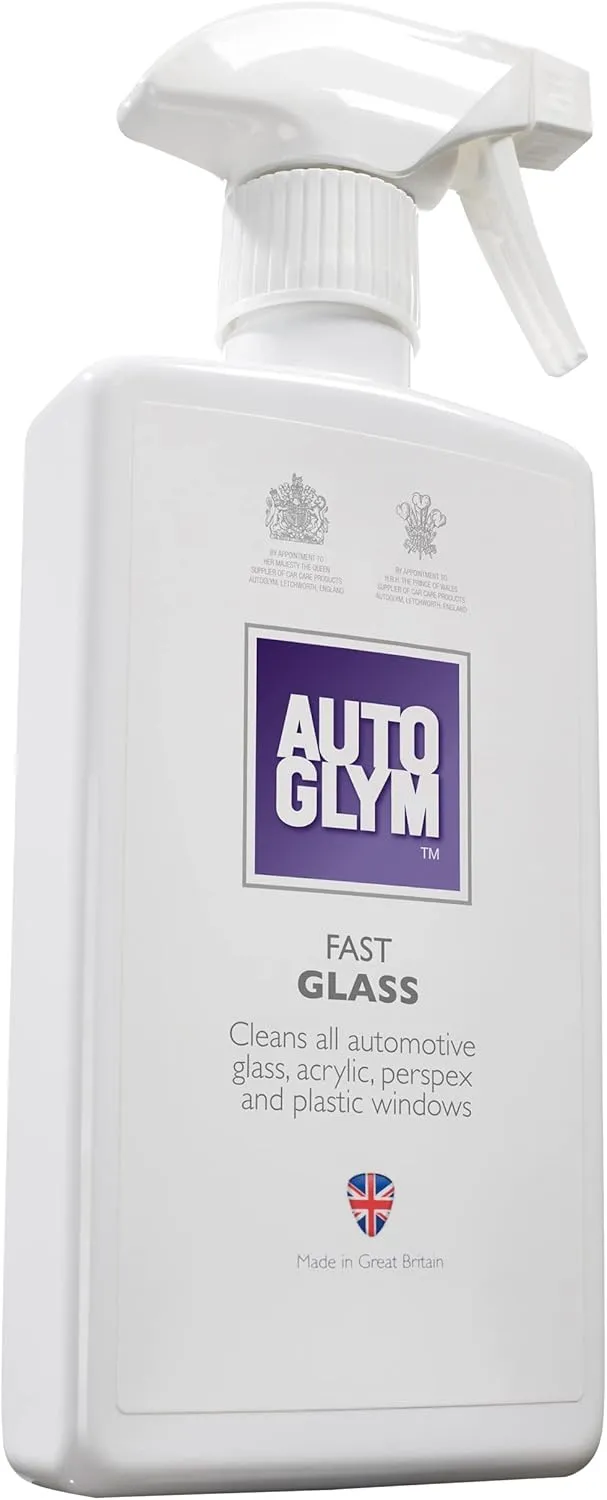 Autoglym Fast Glass, 500ml - Car Window Cleaner for Windscreen, Windshield, Window Cleaning, Mirrors and More