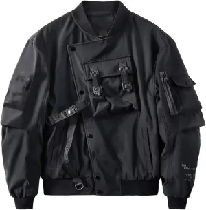 Aviator Jacket for Men, Spring and Autumn Hip-Hop Baseball Jacket, Workwear Outerwear.