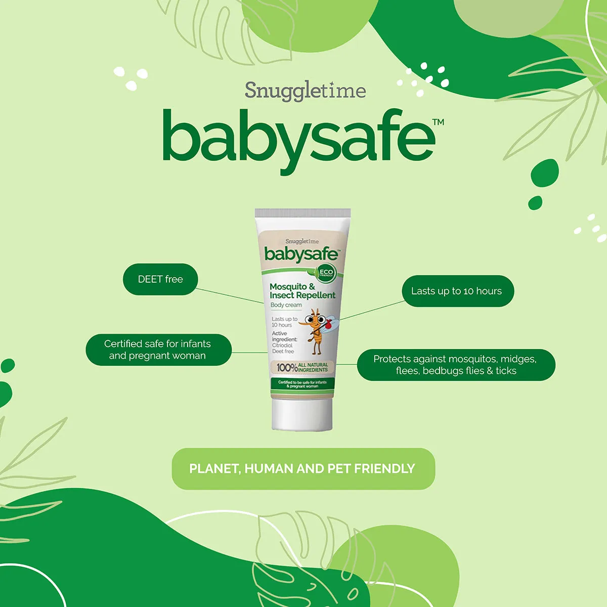 BabySafe Mosquito & Insect Repellent Body Cream  - 100ml