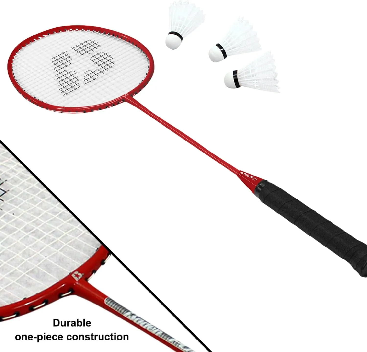 Baden Champions Volleyball/Badminton Portable Combo Set, 4 Raquets   3 Birdies   Boundary   Volleyball   Pump   Carry Bag