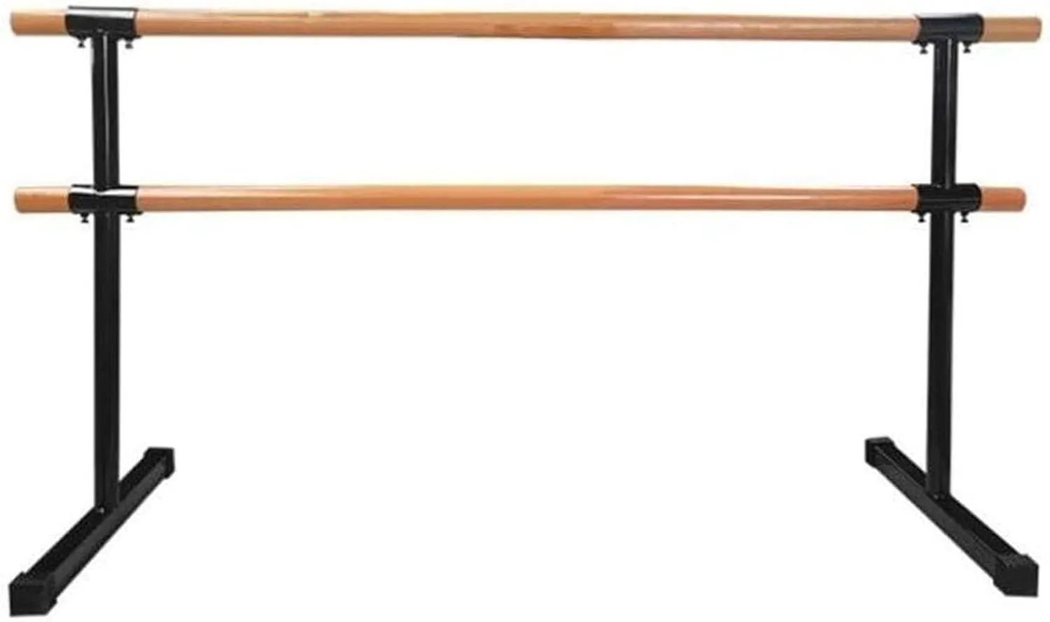 Ballet Barre,Adjustable Stretching Bars Freestanding Portable Barre for Dance, Exercise Kids and Adults (White 150cm)