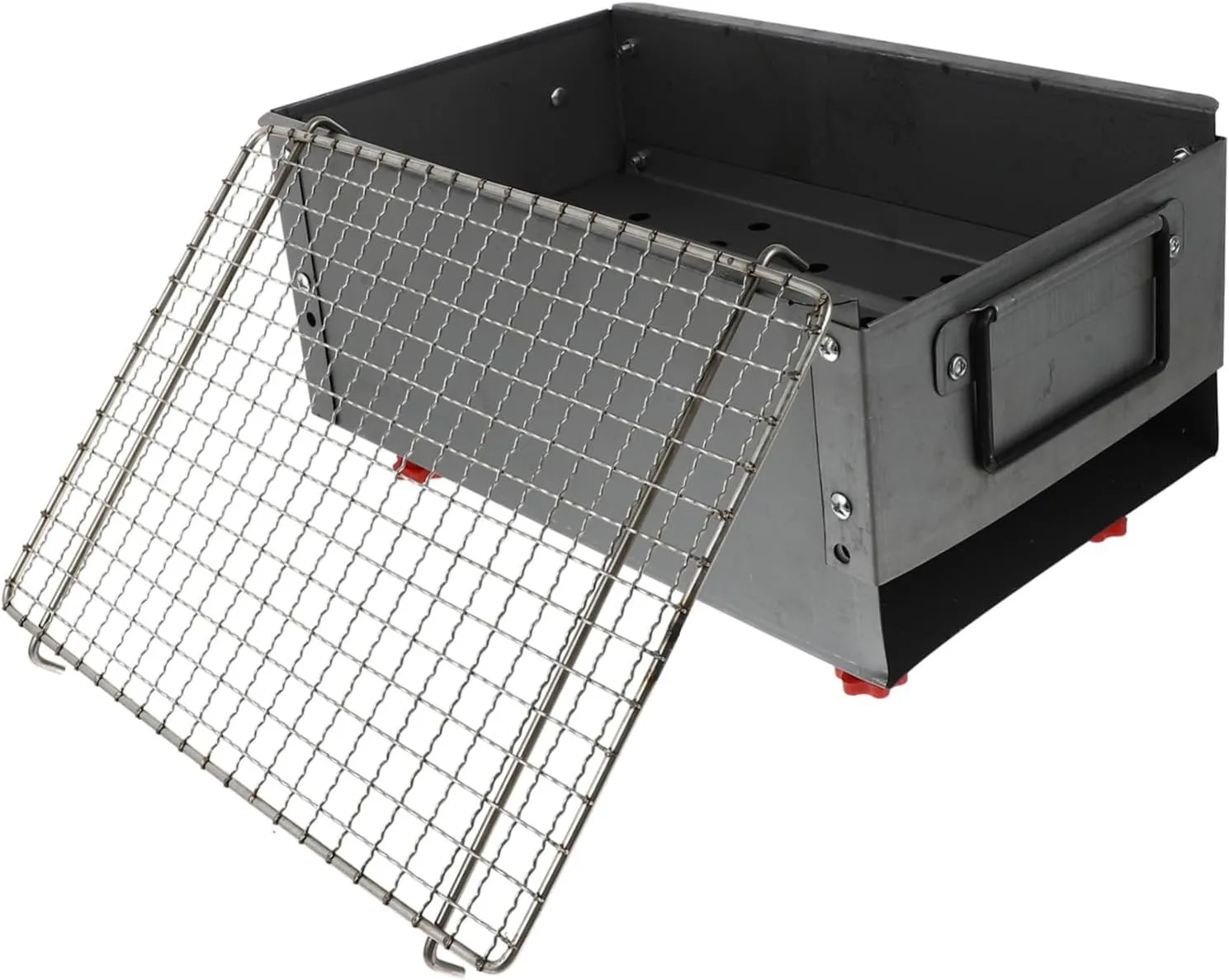 Barbecue Grill Outdoor Bbq Iron Alloy Strong Heat Resistant Space-saving