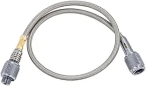 Barbecue Stove Accessories Connecting Pipe Propane Threaded Extension Tube Alloy High Pressure Hose Connector