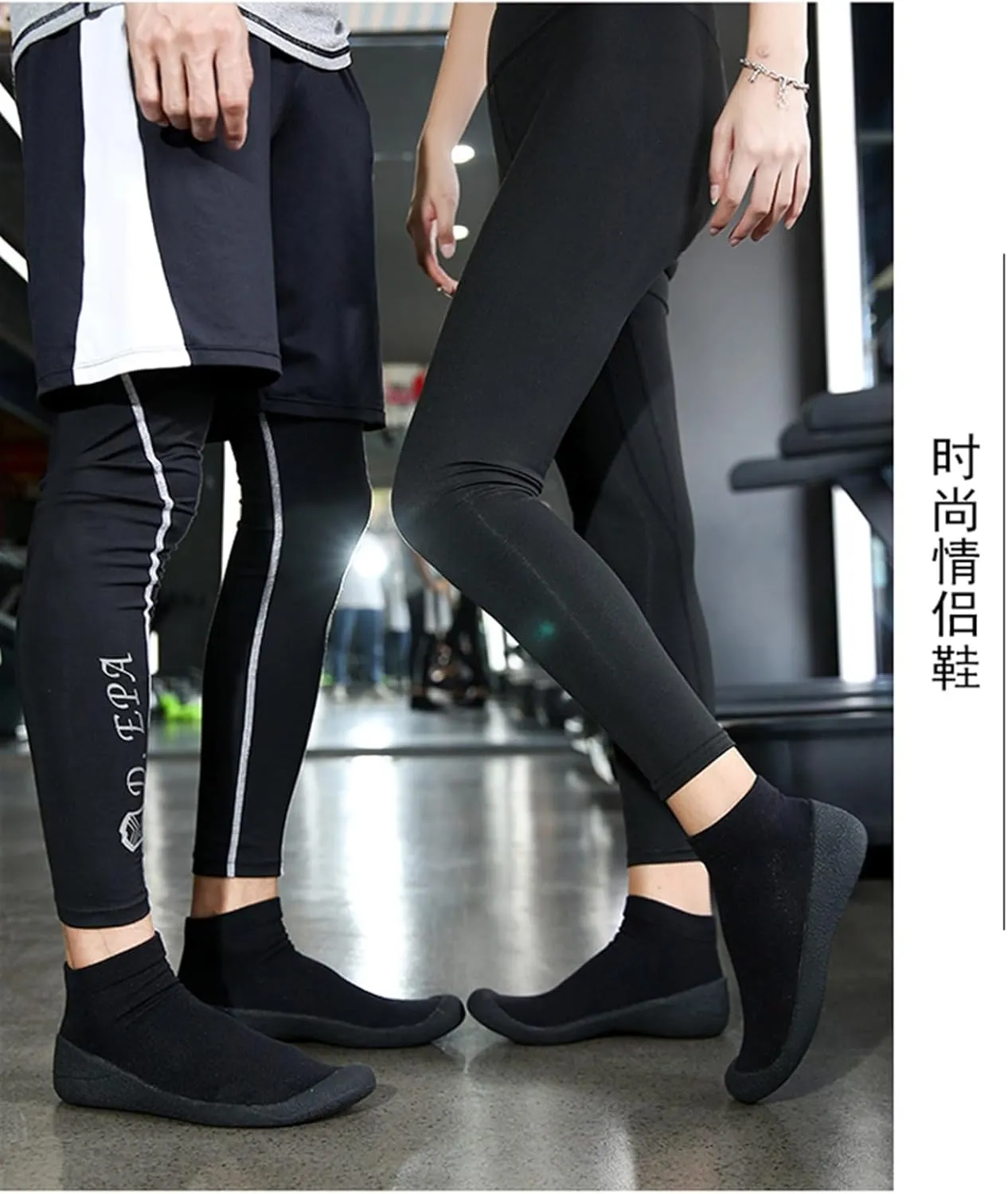 Barefoot Sock Shoes，Treadmill Shoes for Men and Women, Lightweight Eco-friendlier Water Shoes, Non-Slip Gym Training Socks Indoor Shock-Absorbing Silent Squat Jump Rope Yoga Shoes,Minimalist Footwear