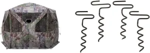 Barronett Blinds® Pentagon™, Portable Hunting Blind, 5-Sided Hub Blind, Huge Interior, Low Profile Windows, 4-Person, 72" x 96" x 96"