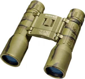 Barska Lucid View 16x32 Camo Compact Binoculars for Outdoor Travel Hunting Hiking Events