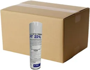 BASF PT 221L Pressurized Insecticide Aerosol Spray, Kills Wide Range of Crawling Insects & Bugs, Non Repellent, Ready to Use Indoor or Outdoor, 14 Ounce, Case of 12