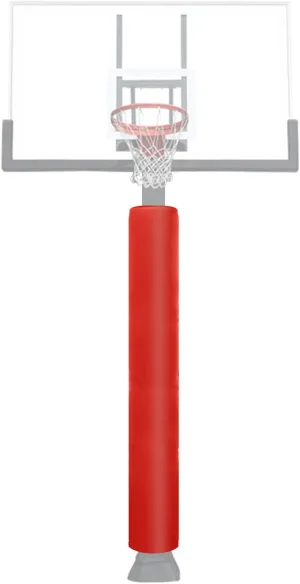 Basketball Pole Padding Heavy Duty Safety Pad for 3"- 5" Round Poles, Waterproof & Durable –Garage, Basement, Outdoor Court Safety Pad