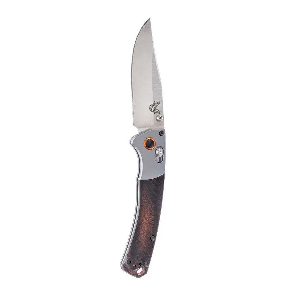Benchmade 15085-2 Mini Crooked River 3.40" Plain Clip-point Folding Knife