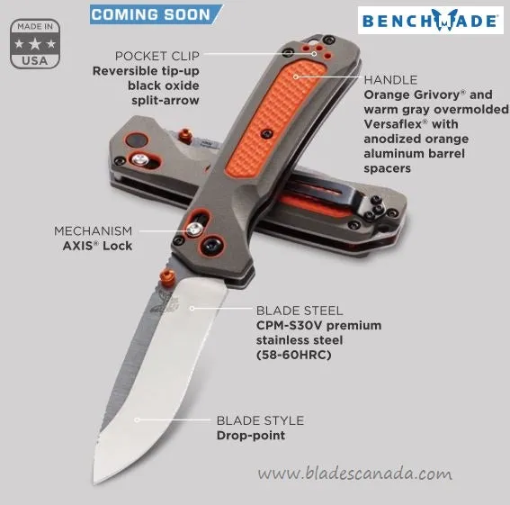 Benchmade Grizzly Ridge 15061 | Dual‑Durometer Hunting Knife