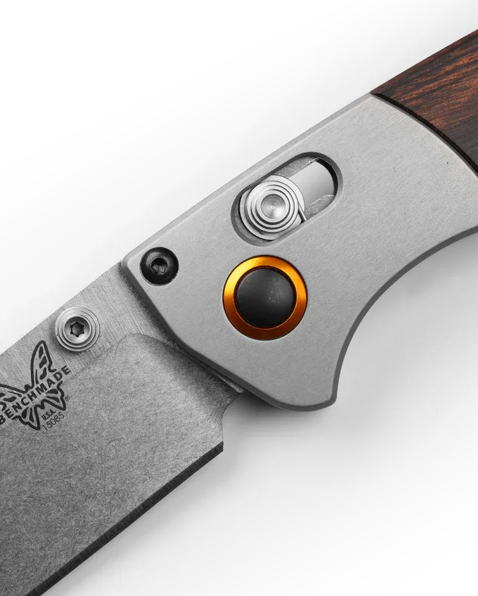 Benchmade Mini Crooked River | Stabilized Wood (15085-2)