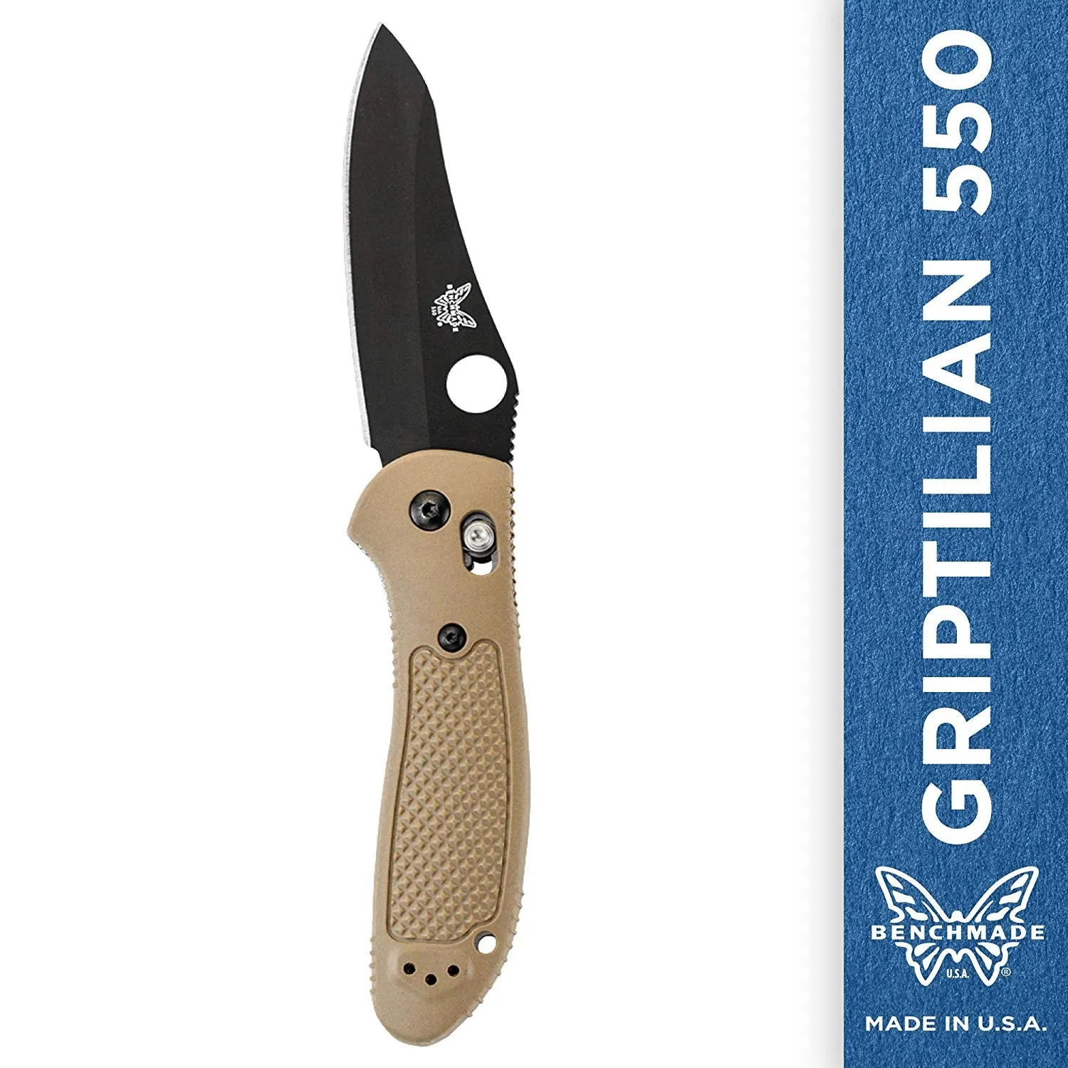 Benchmade PARDUE, GRIPTILIAN, AXS, HOLE 550 Knife