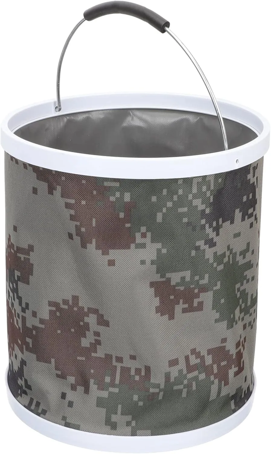 BESPORTBLE Collapsible Bucket Handle Thicken 600d Outdoor Folding Bucket for Fishing Car Washing Hiking