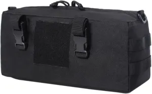 BESPORTBLE Heavy Duty Cargo Duffel Large Bag Outdoor Gym Bag Crossbody Tools Storage Pouch for Camping Hiking Running Trekking Black
