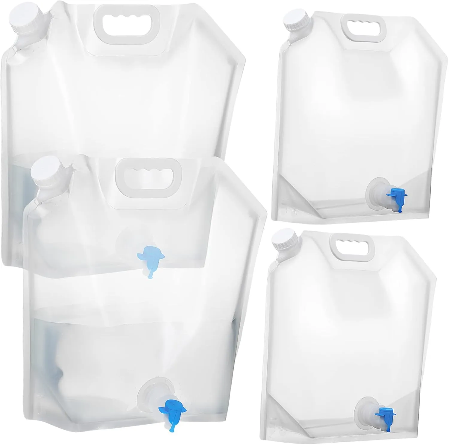 BESPORTBLE Portable Water Jugs Collapsible Water Tanks with Spout Food-grade for Camping Hiking