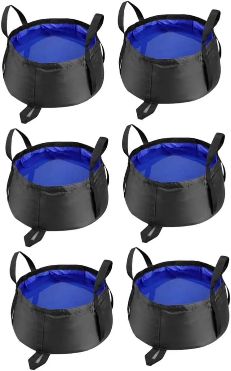 BESPORTBLE Sets Sturdy Collapsible Basin Wash Bucket Double-Layer Structure for Camping Hiking Home Royal Pcs