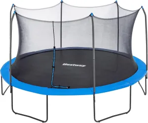 Bestway Xtreme Air 10FT 12FT 15FT Outdoor Trampoline for Kids and Adults, No-Gap Security Enclosure Net, Foam-Padded Poles, Fast & Easy Assembly, ASTM Approved, 2-Year Warranty