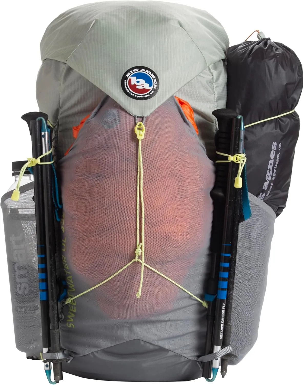 Big Agnes Adult Sweetwater Ultralight Backpack, 43 Liter, Mercury, Medium