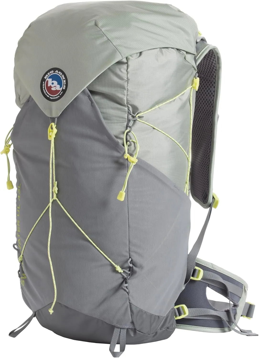 Big Agnes Adult Sweetwater Ultralight Backpack, 43 Liter, Mercury, Medium