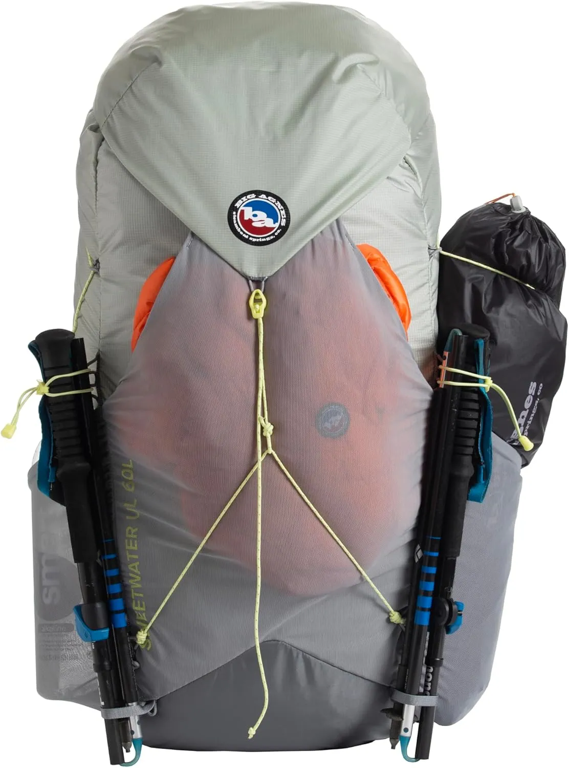 Big Agnes Adult Sweetwater Ultralight Backpack, 60 Liter, Mercury, Small