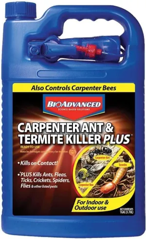BioAdvanced Carpenter Ant & Termite Killer Plus, Ready-to-Use, 1 Gal