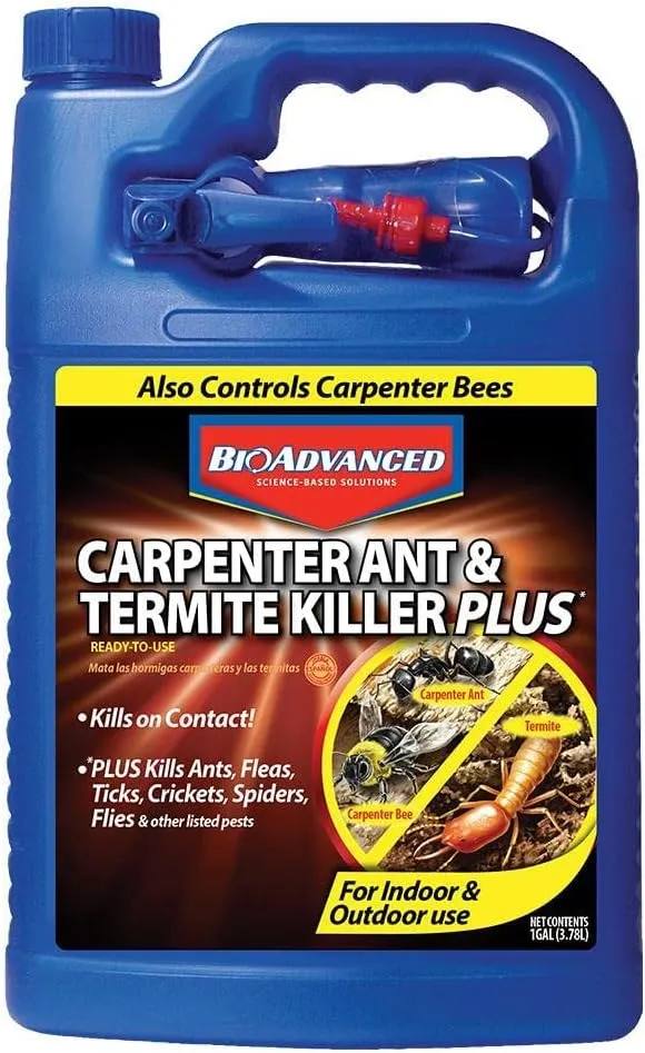 BioAdvanced Carpenter Ant & Termite Killer Plus, Ready-to-Use, 1 Gal