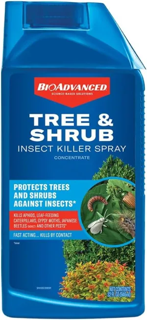 BioAdvanced Tree & Shrub Insect Killer, Concentrate, 32 oz