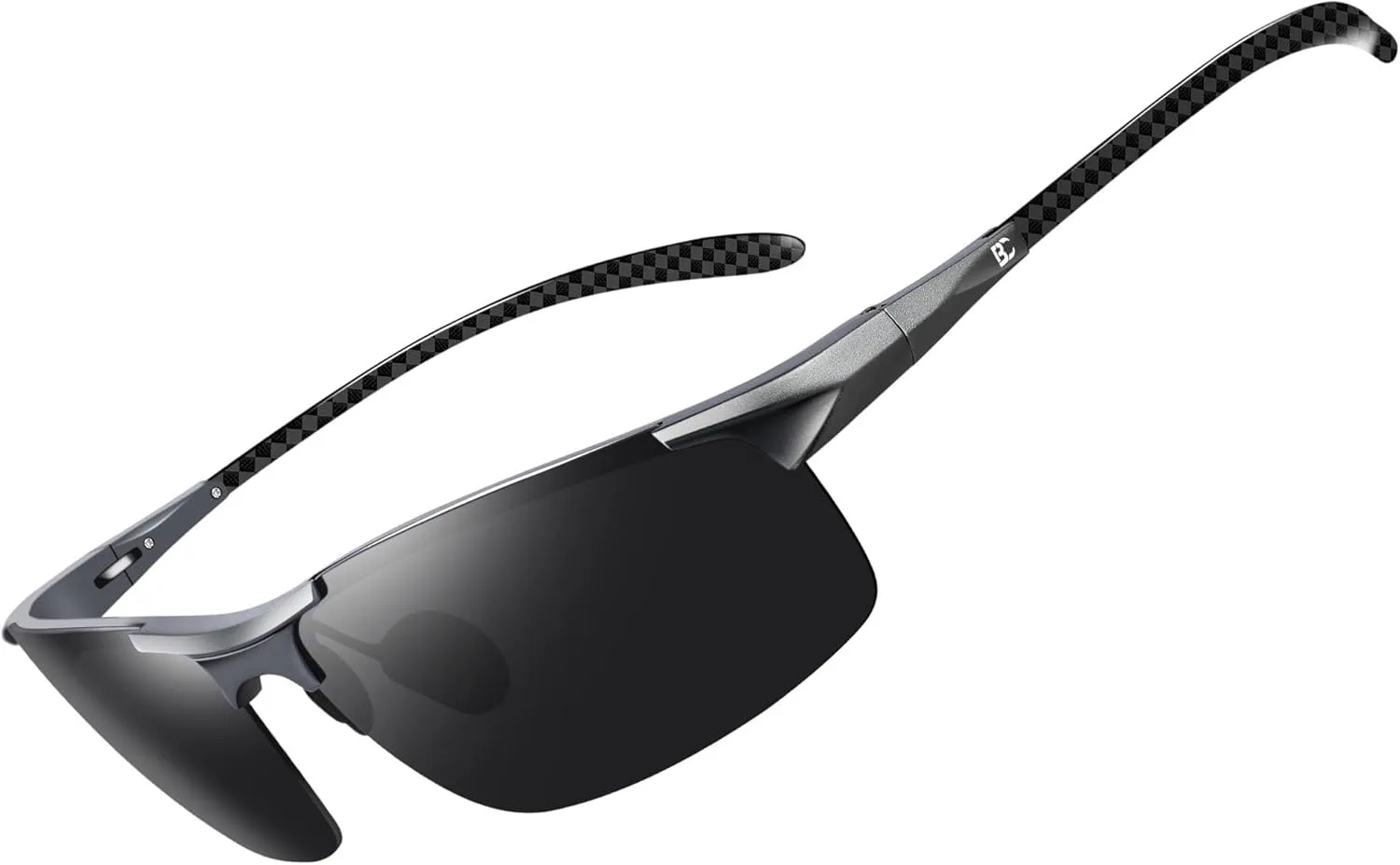 BIRCEN Polarized Carbon-Fiber Sunglasses for Men: Ultralight UV Protection Sun Glasses for Outdoor Sports Fishing Golf Hiking
