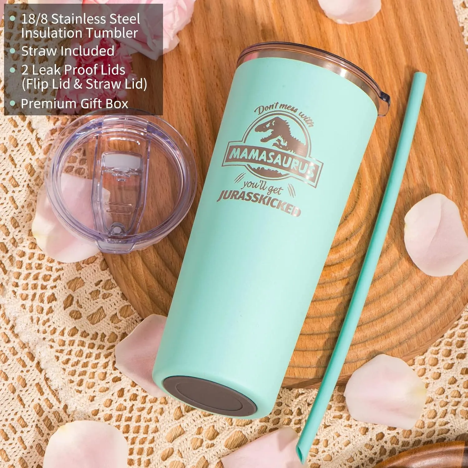 Birthday Gifts for Mom & Wife - Mothers Day Gifts for Daughter, Son & Kids - 22 Oz Tumbler
