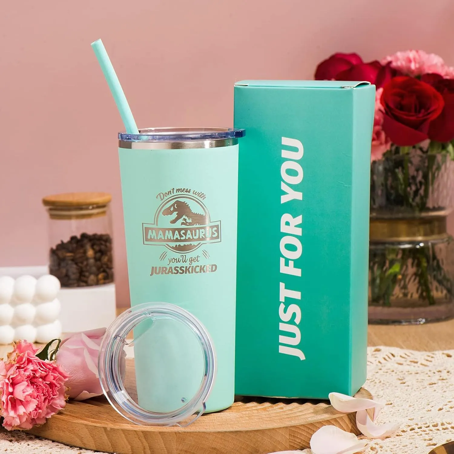 Birthday Gifts for Mom & Wife - Mothers Day Gifts for Daughter, Son & Kids - 22 Oz Tumbler