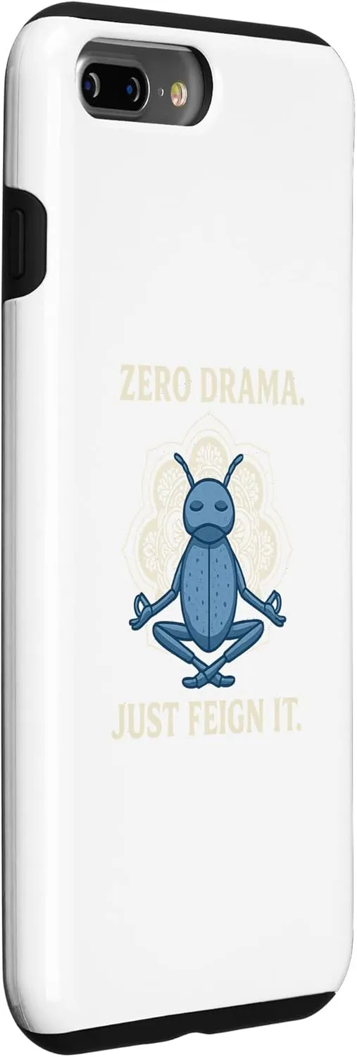 Blue Death Feigning – Resilient Beetle Design for Nature Case for iPhone 7 Plus/8 Plus