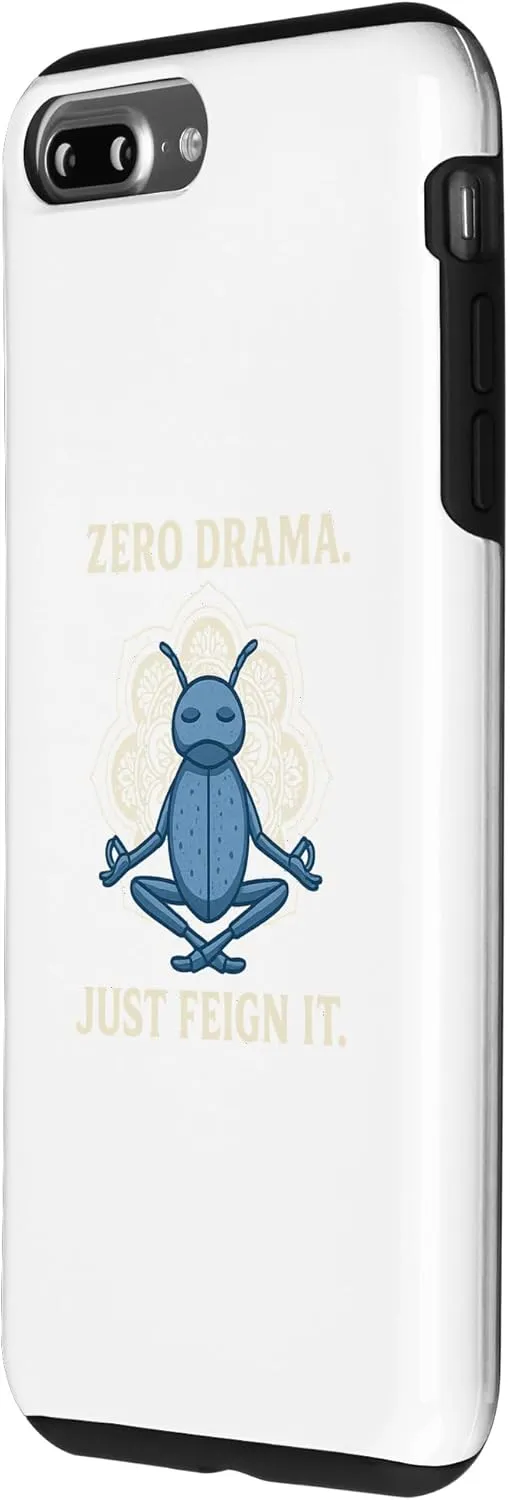 Blue Death Feigning – Resilient Beetle Design for Nature Case for iPhone 7 Plus/8 Plus