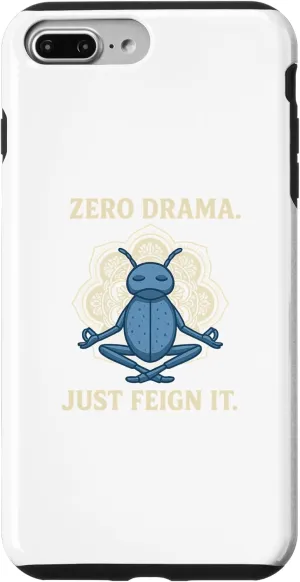 Blue Death Feigning – Resilient Beetle Design for Nature Case for iPhone 7 Plus/8 Plus