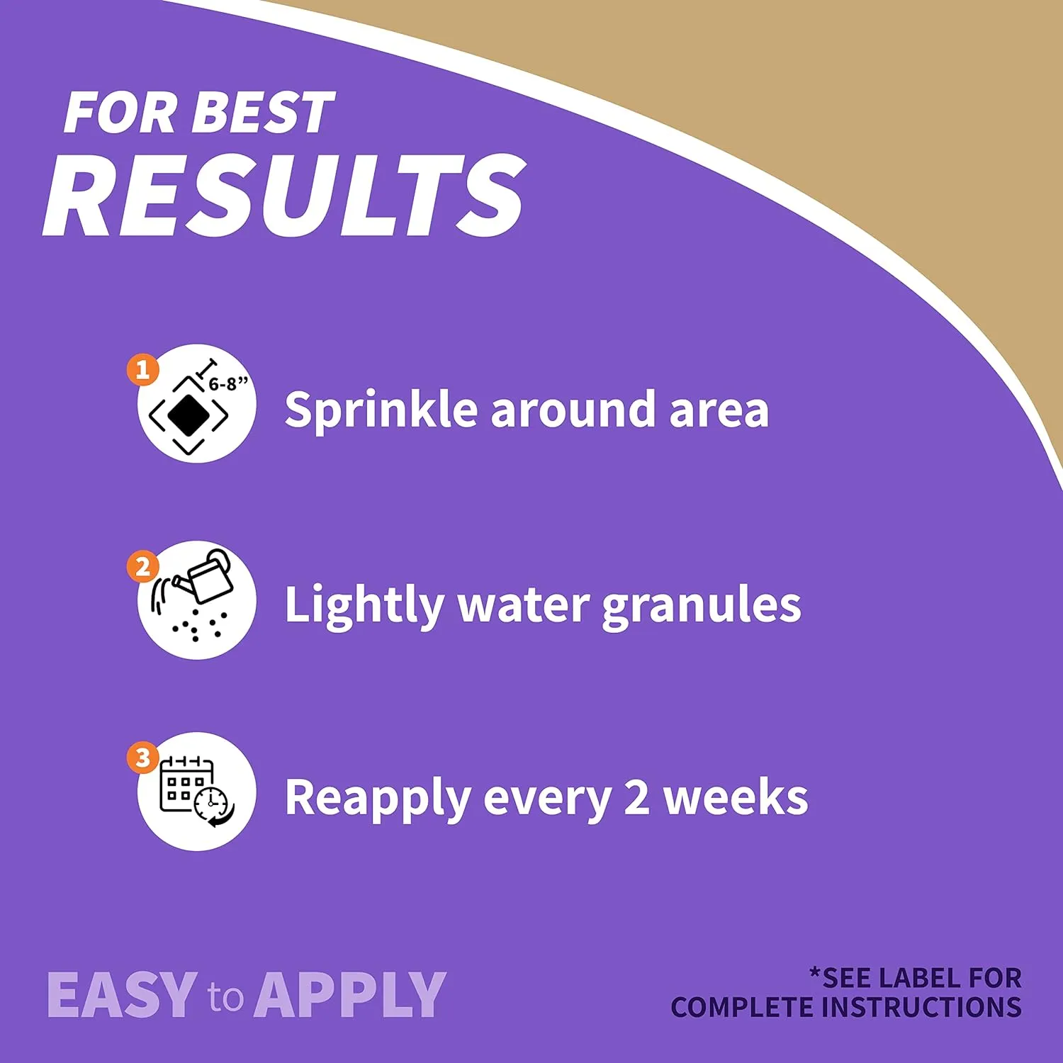 Bonide Repels-All Animal Repellent Granules, 3 lbs. Ready-to-Use Deer & Rabbit Repellent, Deter Pests from Lawn & Garden