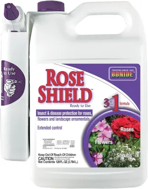 Bonide Rose Shield Spray, 128 oz Ready-to-Use, Insect and Disease Protection for Roses, Flowers and Ornamentals