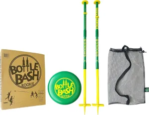 Bottle Bash Outdoor Flying Disc Game Set – Frisbee Toss Backyard and Beach Game for Family, Adult & Kids - Beersbee & Polish Horseshoes