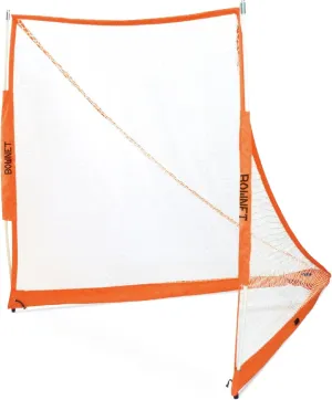 Bownet Portable Lacrosse Goal – Official Full Size 6' x 6' – Durable, Collapsible Goal with Energy Absorption Technology – Indoor & Outdoor Use with Carrying Bag