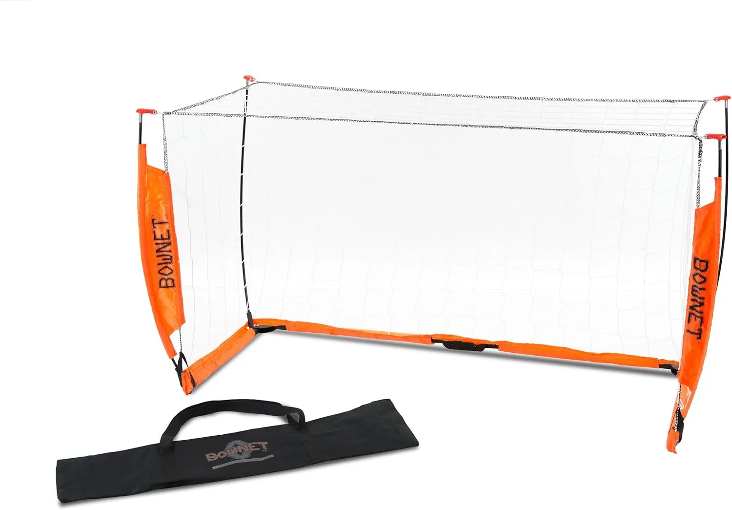 Bownet Portable Soccer Goal Net (3' x 5') Quick Setup - Durable Powder-Coated Steel Frame - Indoor Outdoor - Travel Bag Included - Practice Nets for Kids, Youth and Adults. Great Kids Soccer Goal.