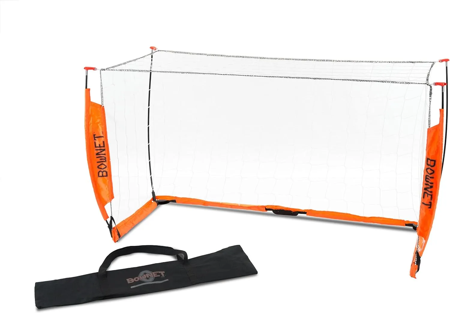Bownet Portable Soccer Goal Net (3' x 5') Quick Setup - Durable Powder-Coated Steel Frame - Indoor Outdoor - Travel Bag Included - Practice Nets for Kids, Youth and Adults. Great Kids Soccer Goal.