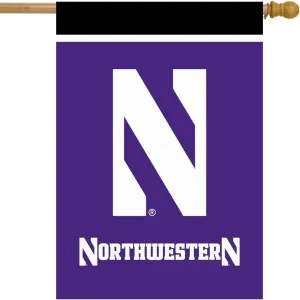 Briarwood Lane Northwestern University NCAA House Flag 28" x 40"