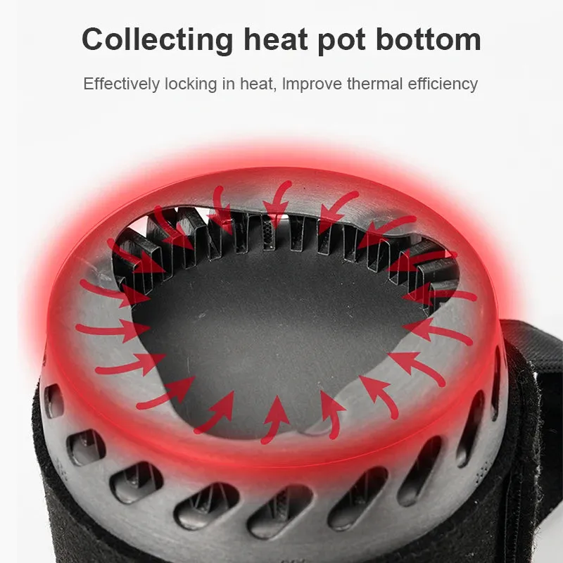 BRS BRS-61 Camping Integrated Heat Collecting Pot Burner Ultralight Stove