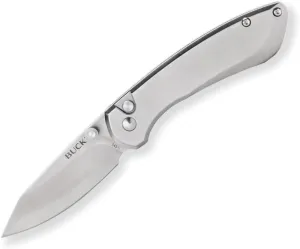 Buck Knives 743 Mini Sovereign Button Lock Pocket Knife, Stainless Steel