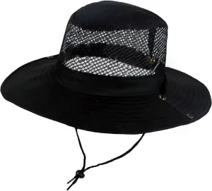 Bucket Hat Men Women Outdoor Beach Seaside Sun Shade Breathable Bucket Hat Male Summer Fishing Collapsible Mesh Fis