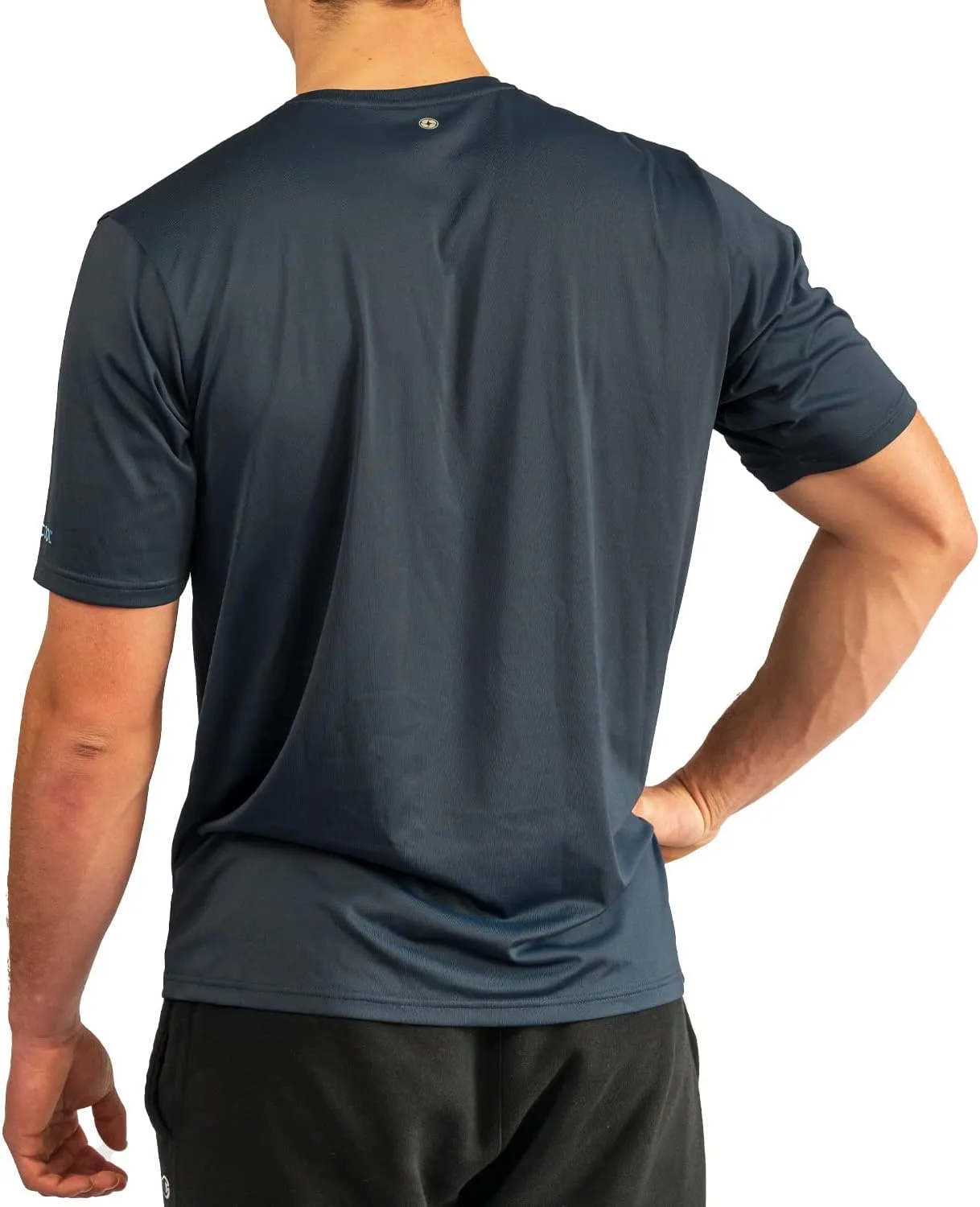 BUILTCOOL Men’s Crew Neck Shirt – Quick Dry Shirts for Men, Instant Cooling Moisture Wicking, UPF 50 Sun Protection