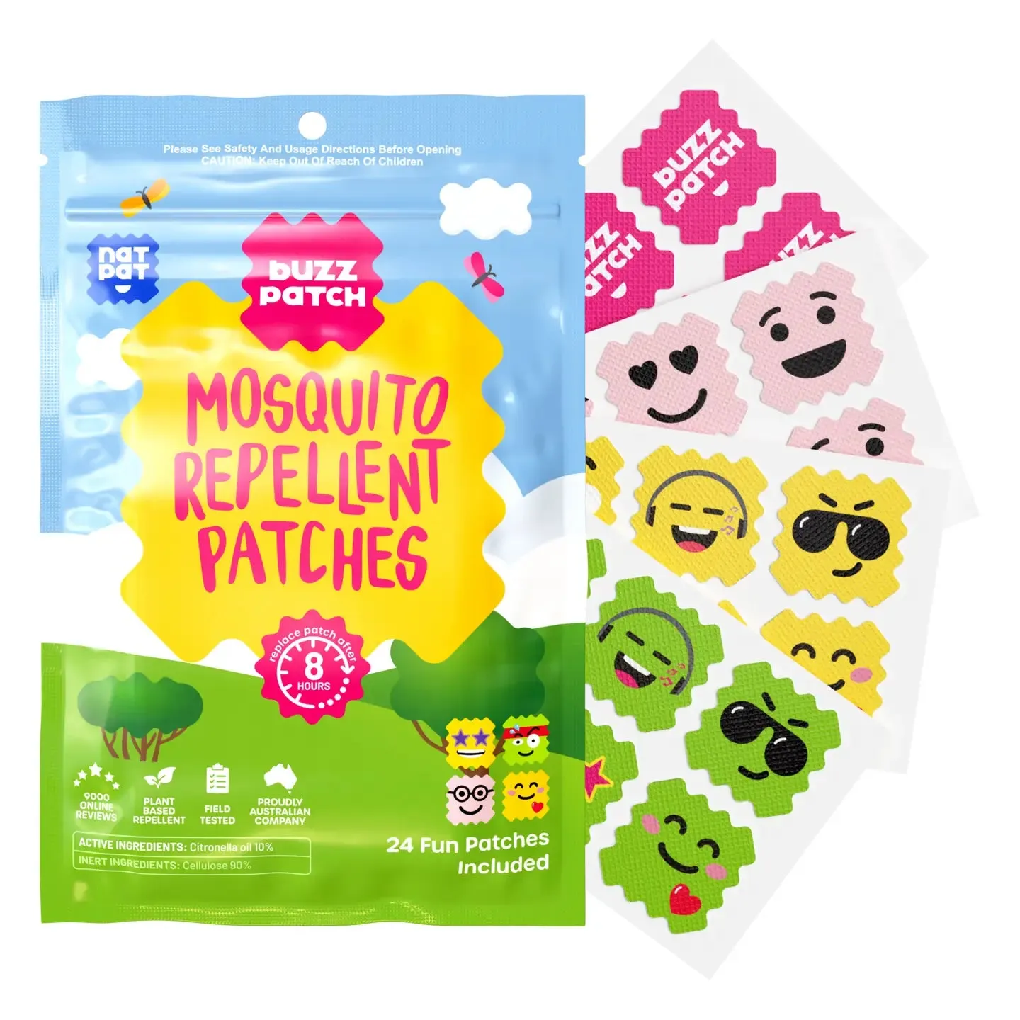 Buzzpatch | Mosquito Stickers | Insect Repellent Stickers
