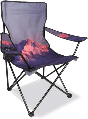 Camping Chair Portable Camp Chair, Folding Lawn Chair with Cup Holder for Outdoor Camping, Hiking, Travel, Patio, Beach, Picnics