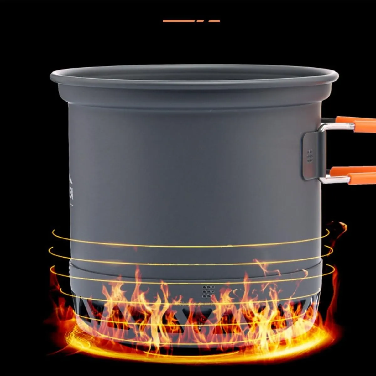 Camping Cookware, Camping Pot Set Energy-Gathering Heat-Collecting Camping Pot Portable Outdoor Cooker Portable Stove